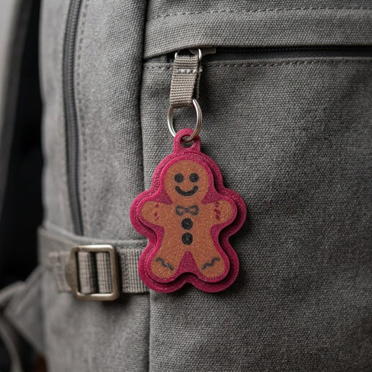 Gingerbread man fidget clicker