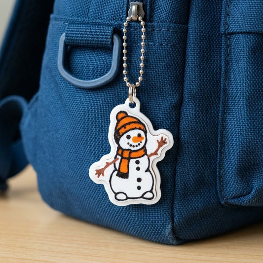 Snowman fidget clicker