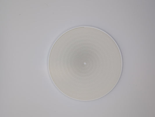 3d printed white arch chords infill coaster