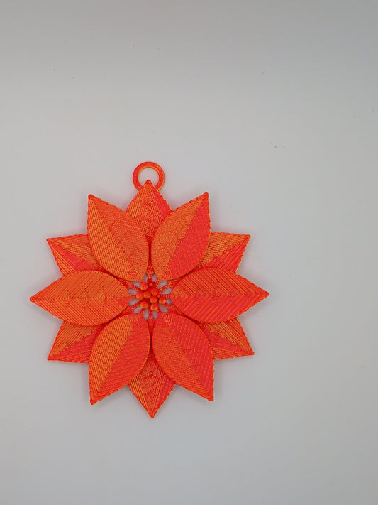 Poinsettia ornament