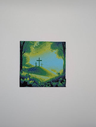 image of 3 crosses in spring