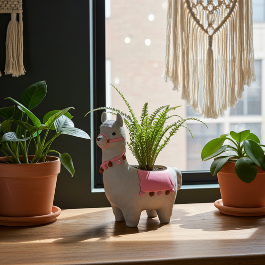 Llama planter
