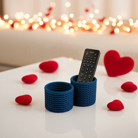 Rope remote control holder