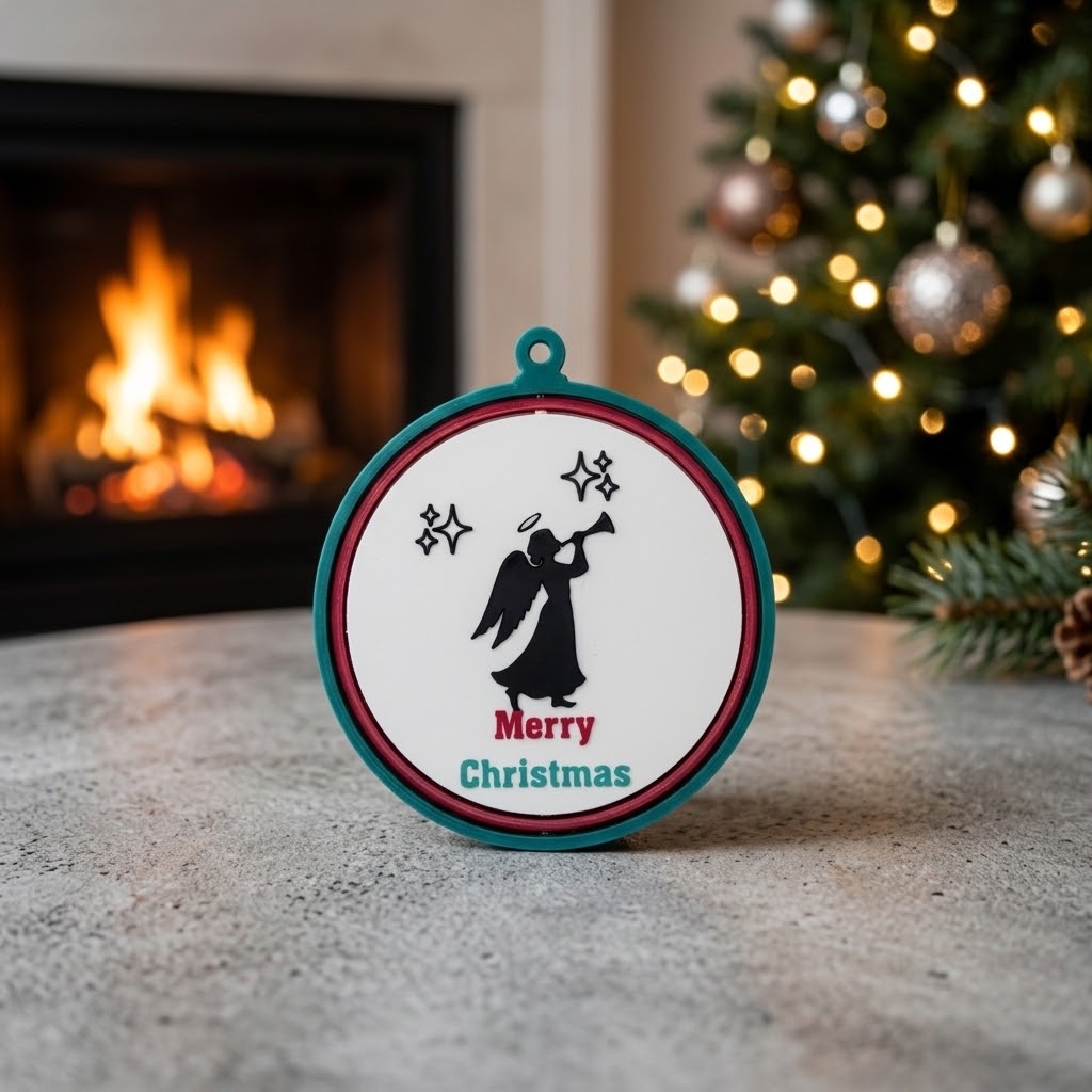 Merry Christmas Angel ornament