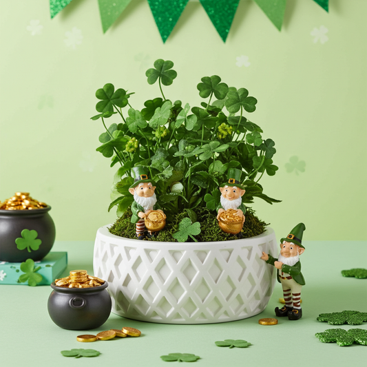 Criss cross pattern planter