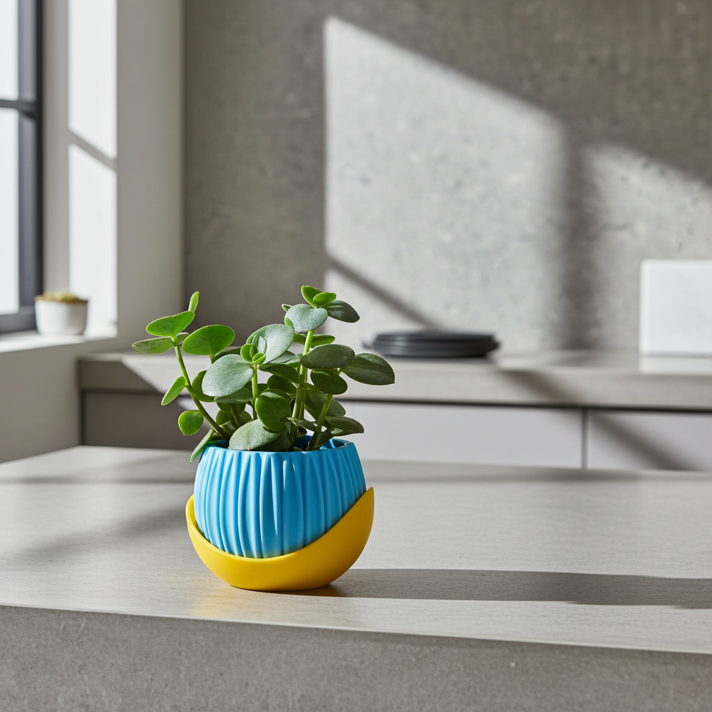 Indoor planter with base