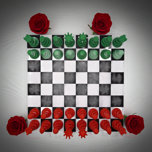 Spiral Chess Pieces