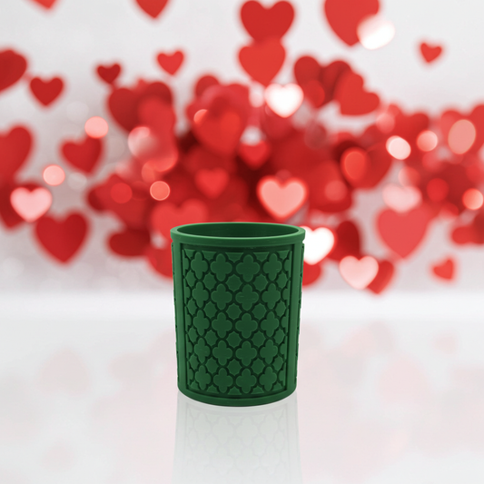 rose pattern planter