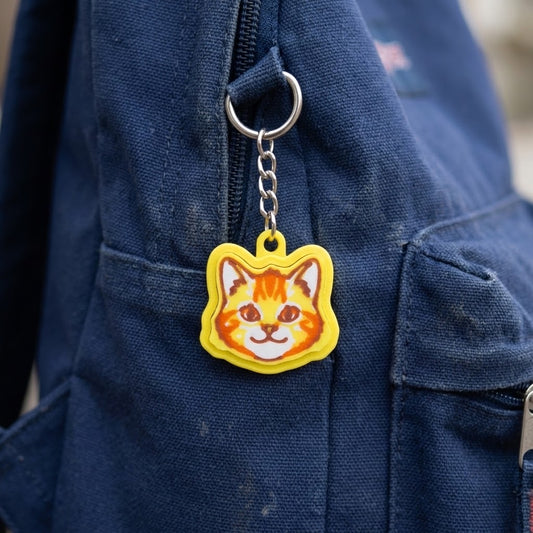 Cat head fidget clicker