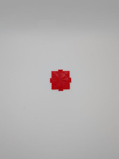 red chess and checkers board piece