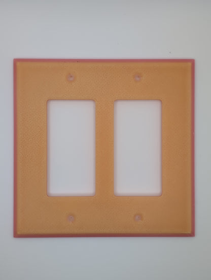 glow in the dark double light switch cover