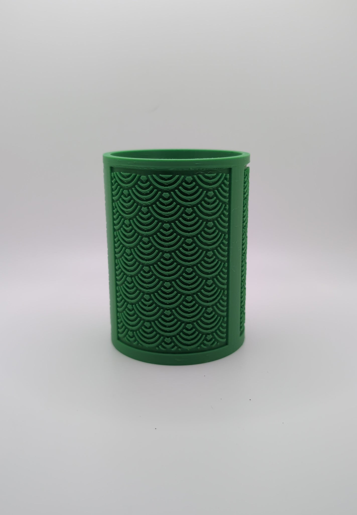 green chinese arc pattern planter