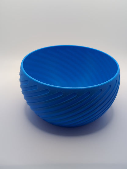 blue patterned bowl