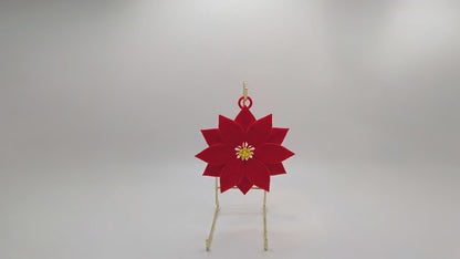 Poinsettia ornament