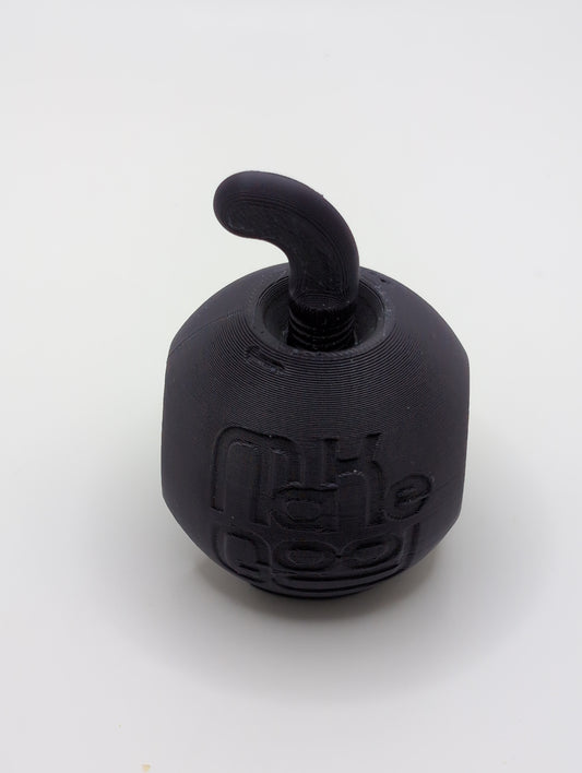 dark purple pen ball for writing assistance
