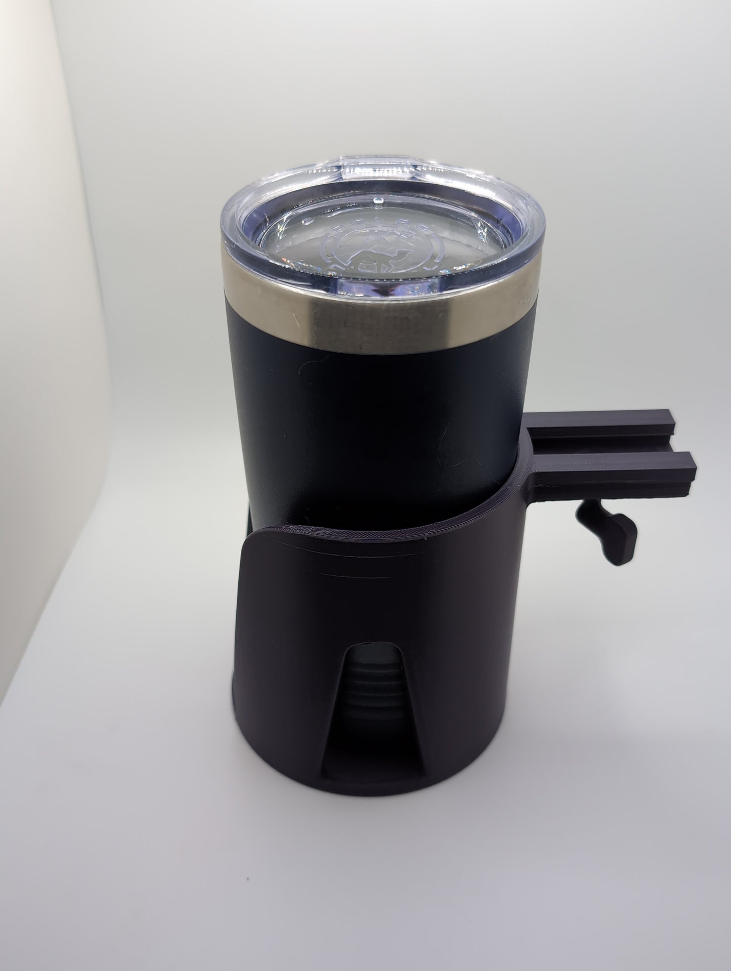 quantum wheelchair cup holder with cup