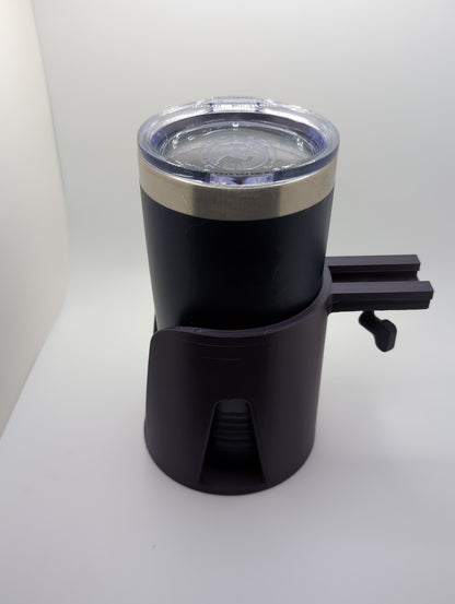 quantum wheelchair cup holder with cup