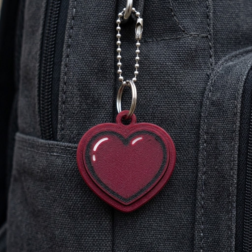 Heart fidget clicker