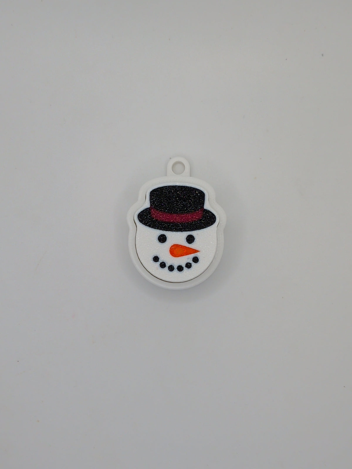 Snowman head fidget clicker
