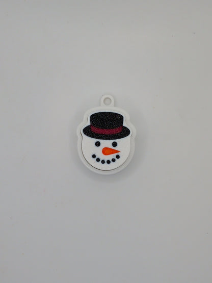 Snowman head fidget clicker