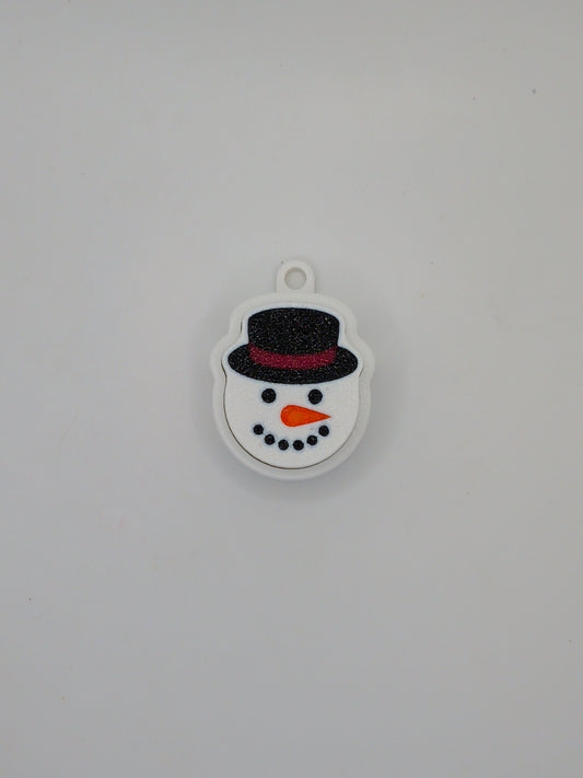 Snowman head fidget clicker