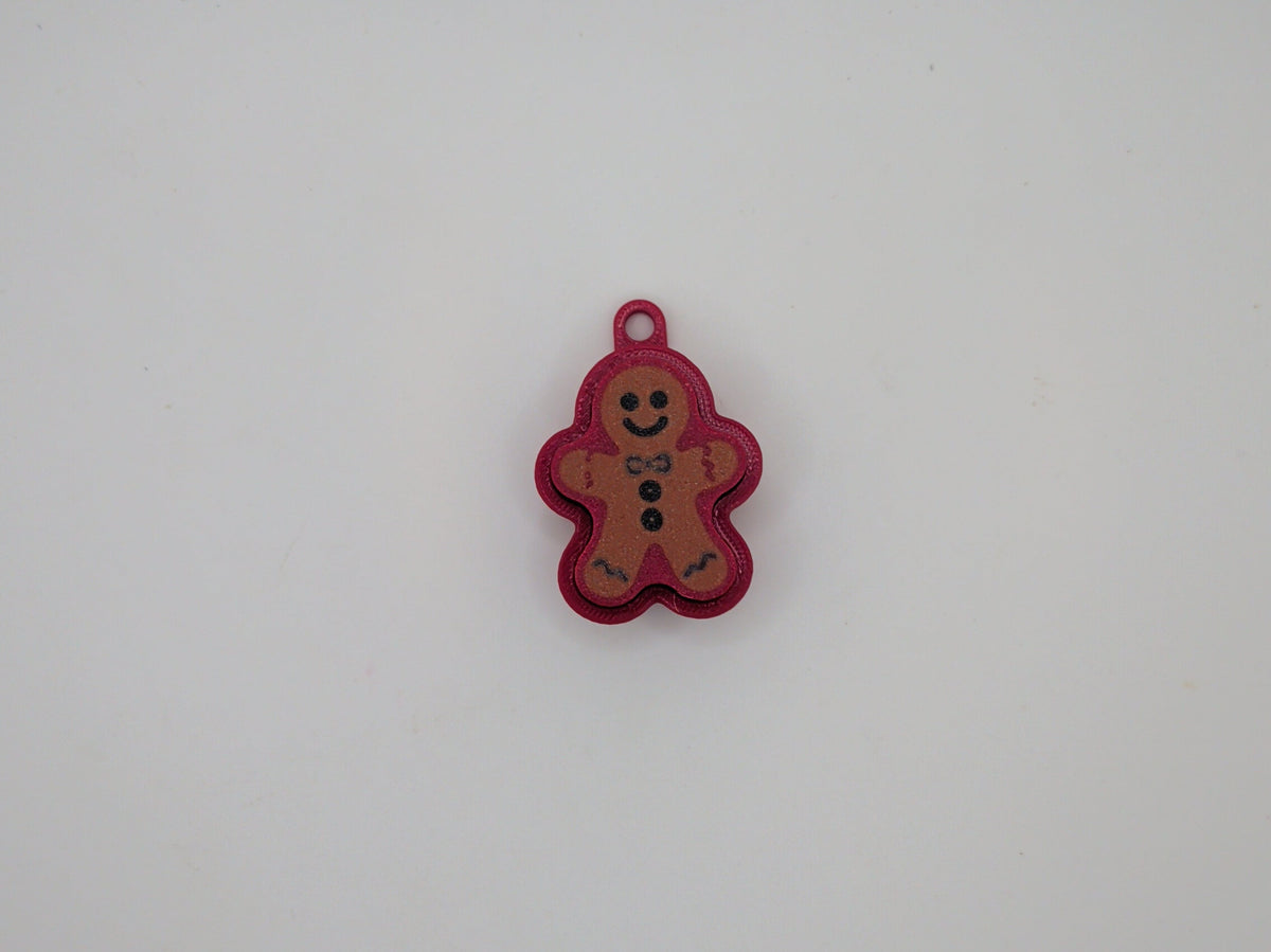 Gingerbread man fidget clicker