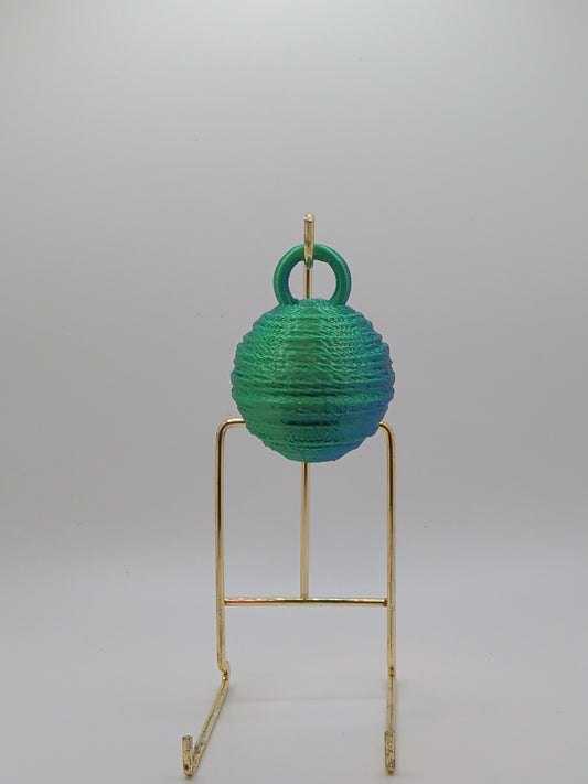 Swirl bauble ornament