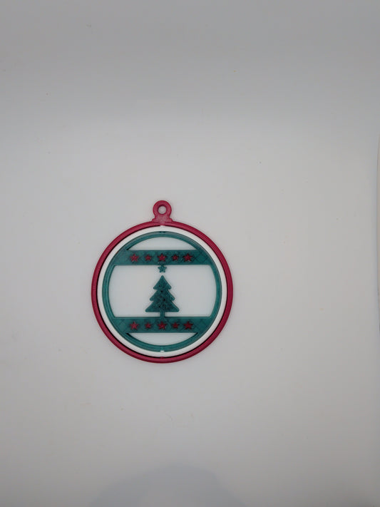 Christmas tree with stars ornament