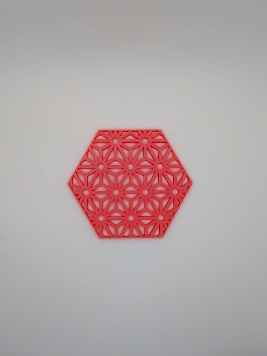 Star circle pattern coaster