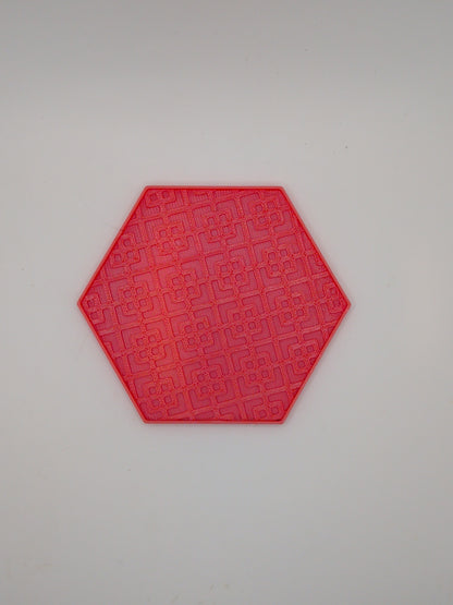 Square pattern coaster
