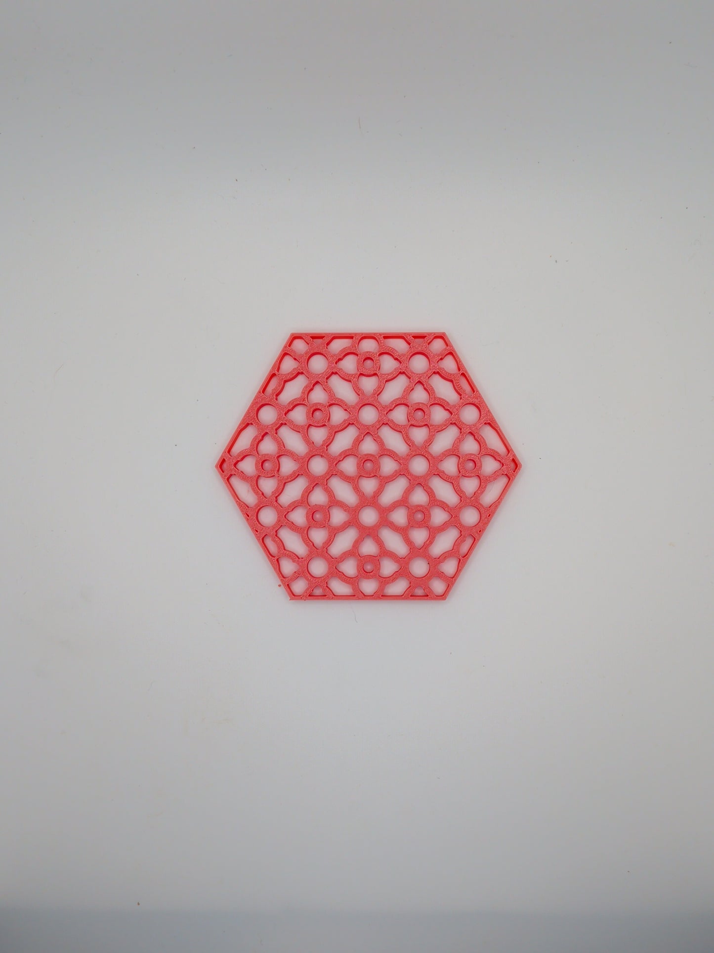 Flower pattern coaster