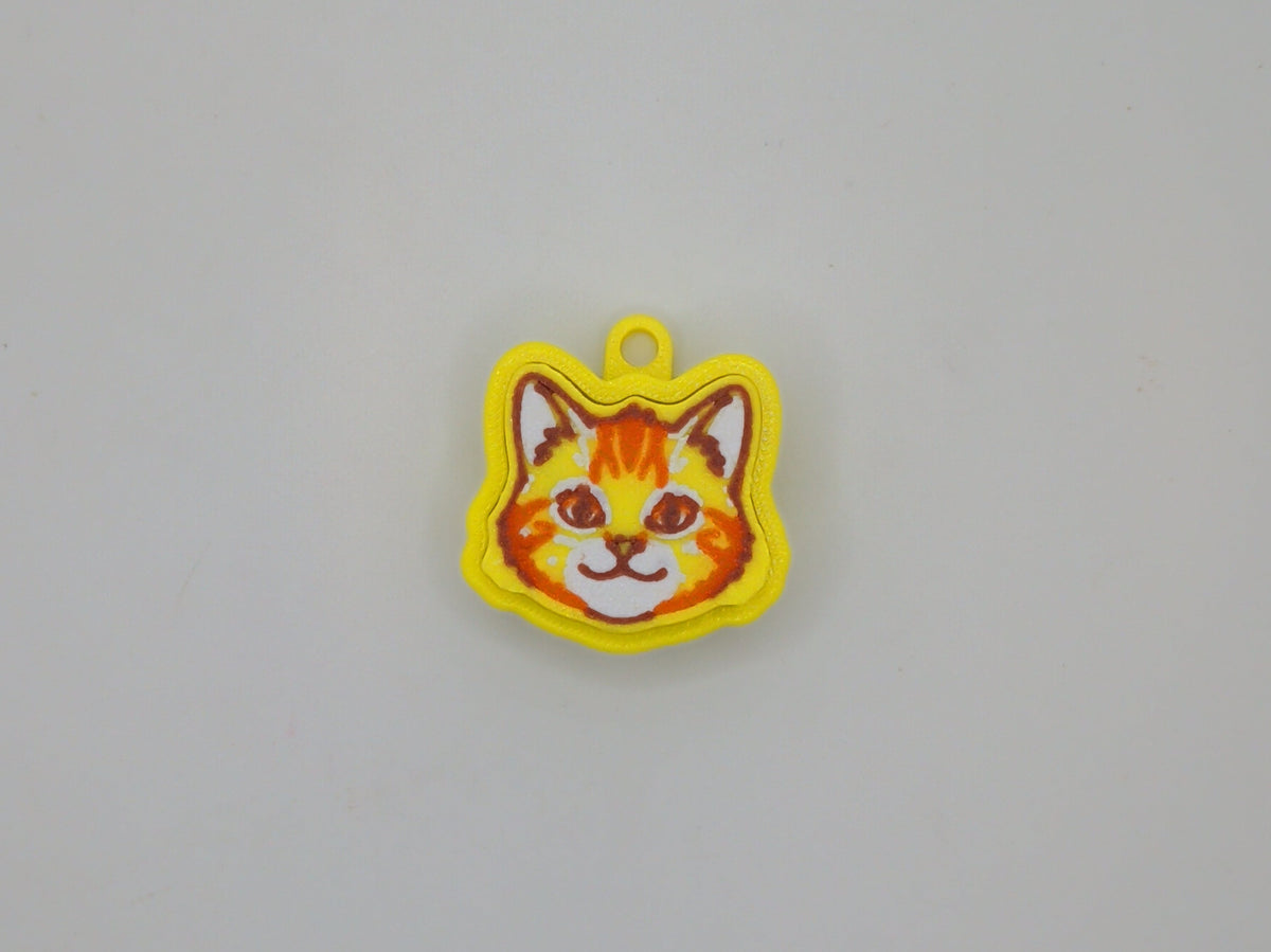 Cat head fidget clicker
