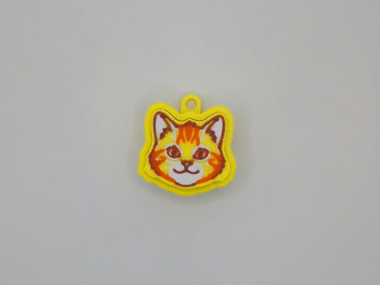 Cat head fidget clicker