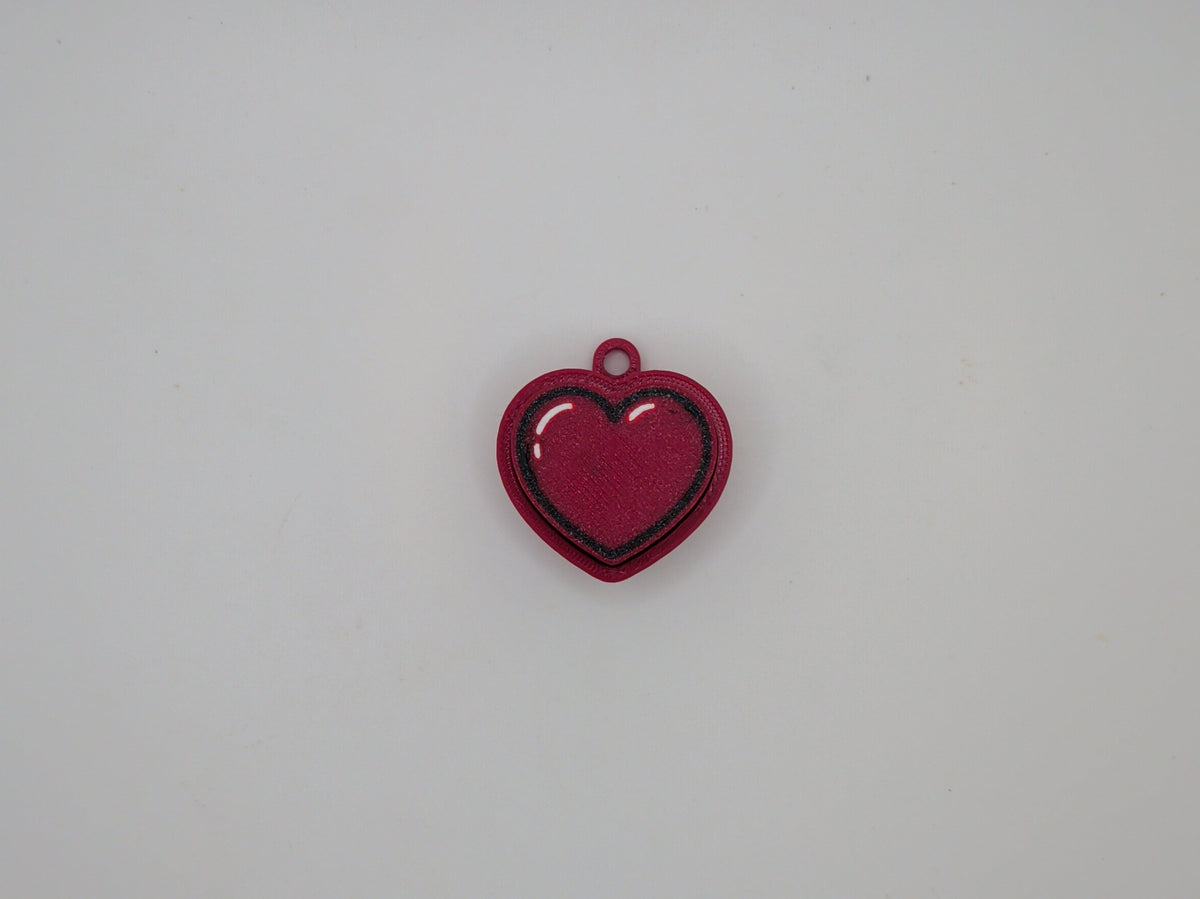 Heart fidget clicker