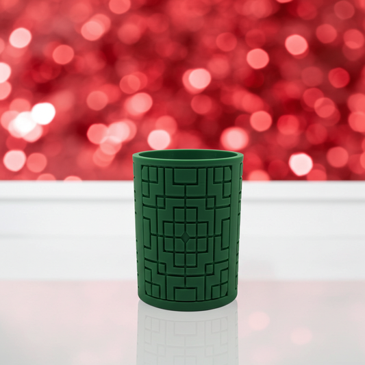 square pattern planter