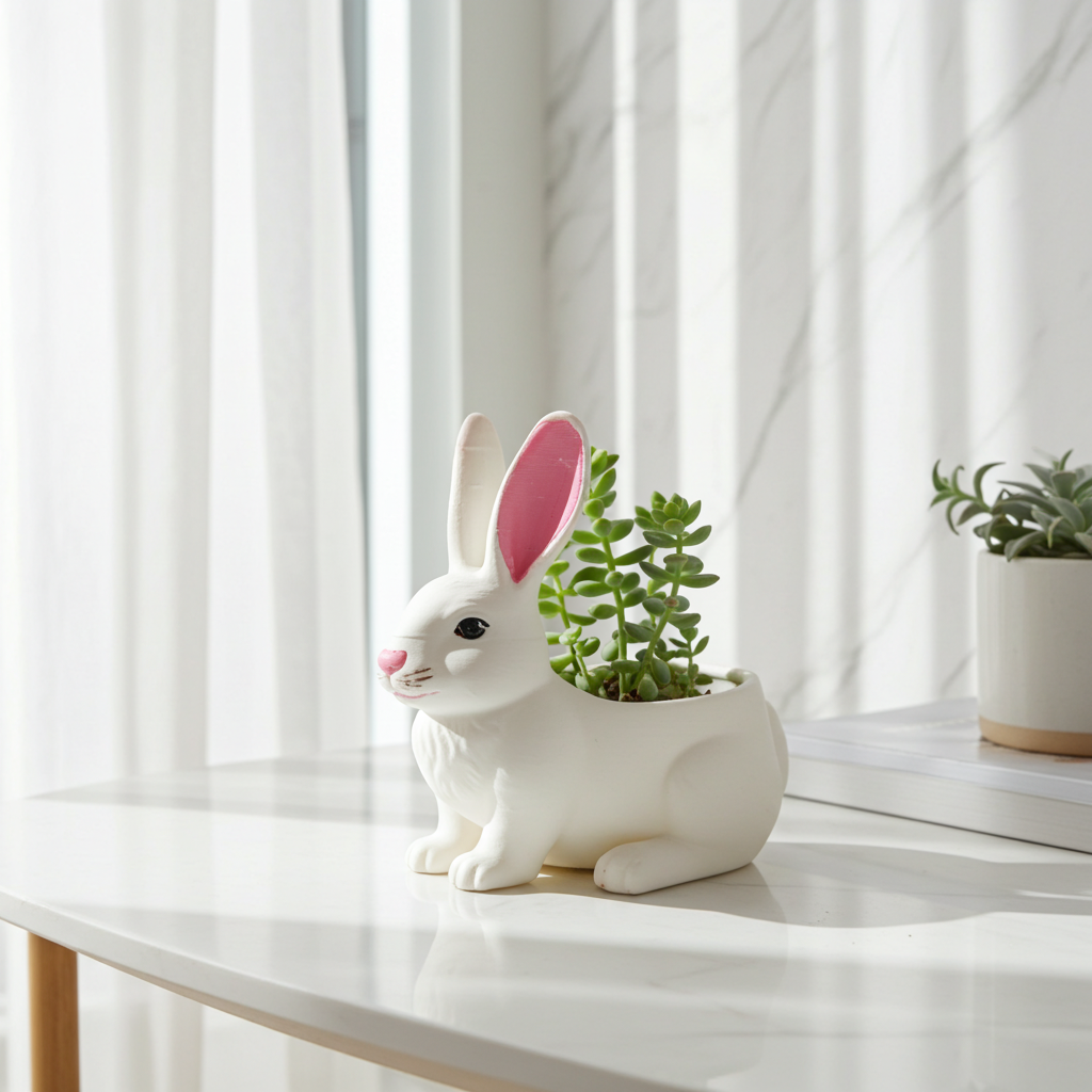 Rabbit planter